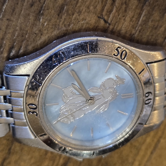 Disney Silver Eeyore Character Watch